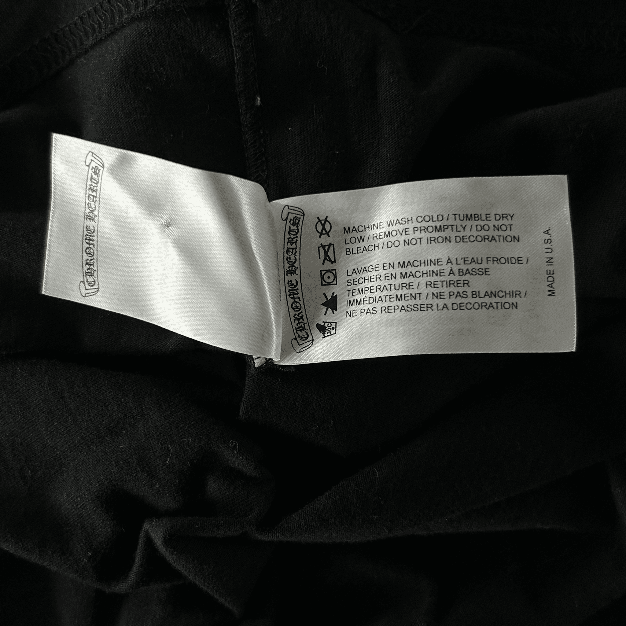 Chrome Hearts Black & White Scroll Logo T-Shirt - Morely TrendsChrome Hearts Type here:)
