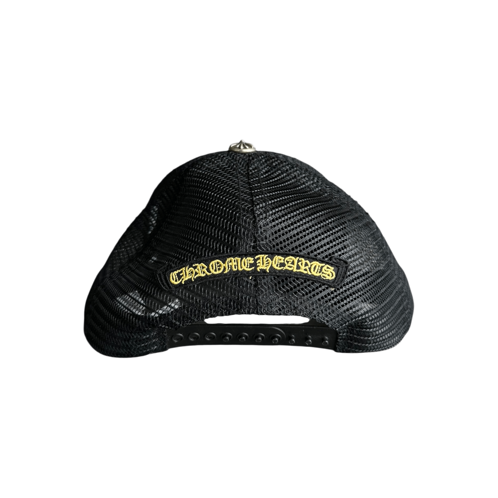 Chrome Hearts Black & Yellow Cross Logo Hat - Morely TrendsChrome Hearts Type here:)