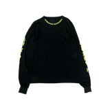 Chrome Hearts Black & Yellow Neck Logo Longsleeve T-Shirt - Morely TrendsChrome Hearts Type here:)