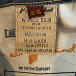 Chrome Hearts Blue & Black Cross Patch Jeans - Morely TrendsChrome Hearts Type here:)