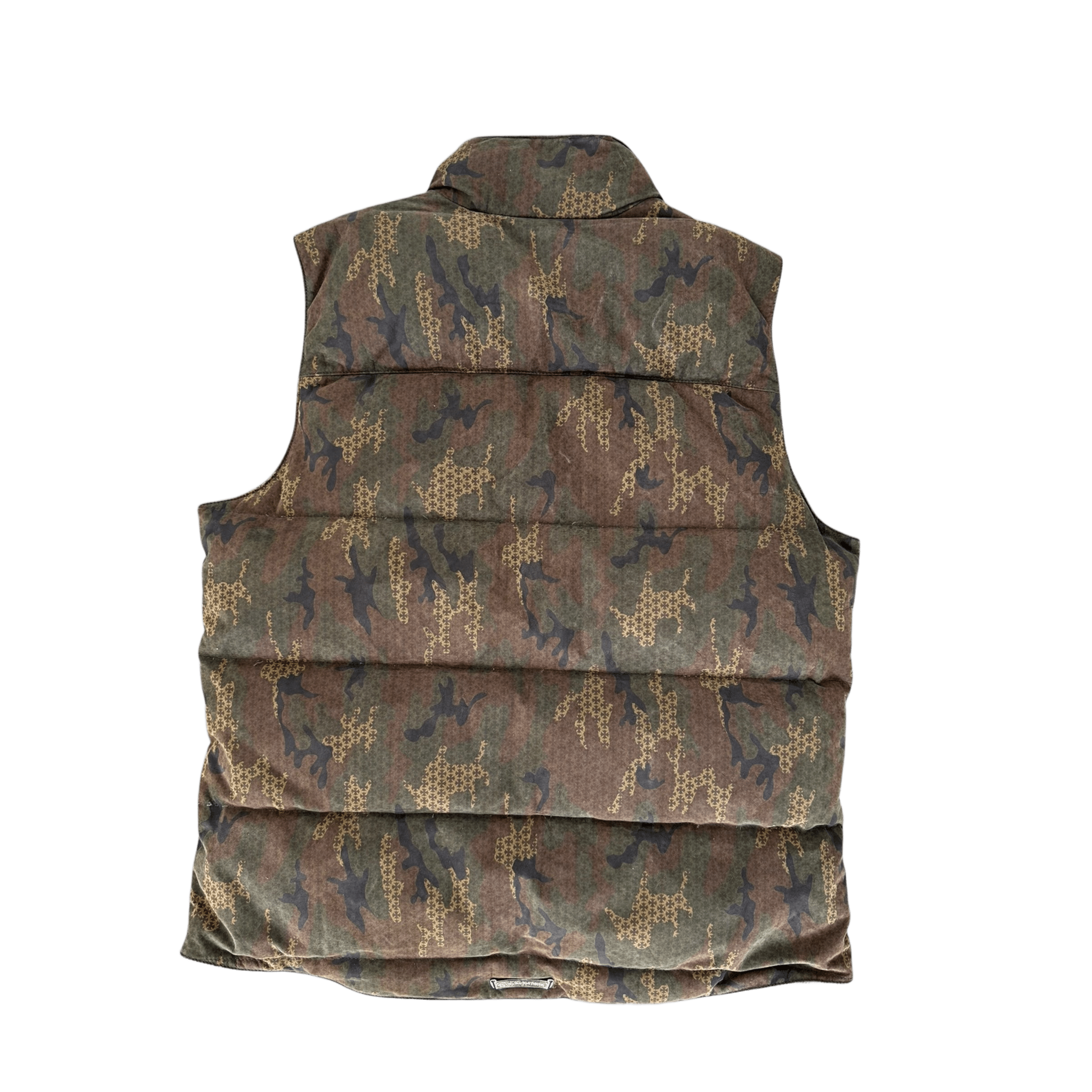 Chrome Hearts Camouflage Cross Jacquard Leather Vest - Morely TrendsChrome Hearts Type here:)