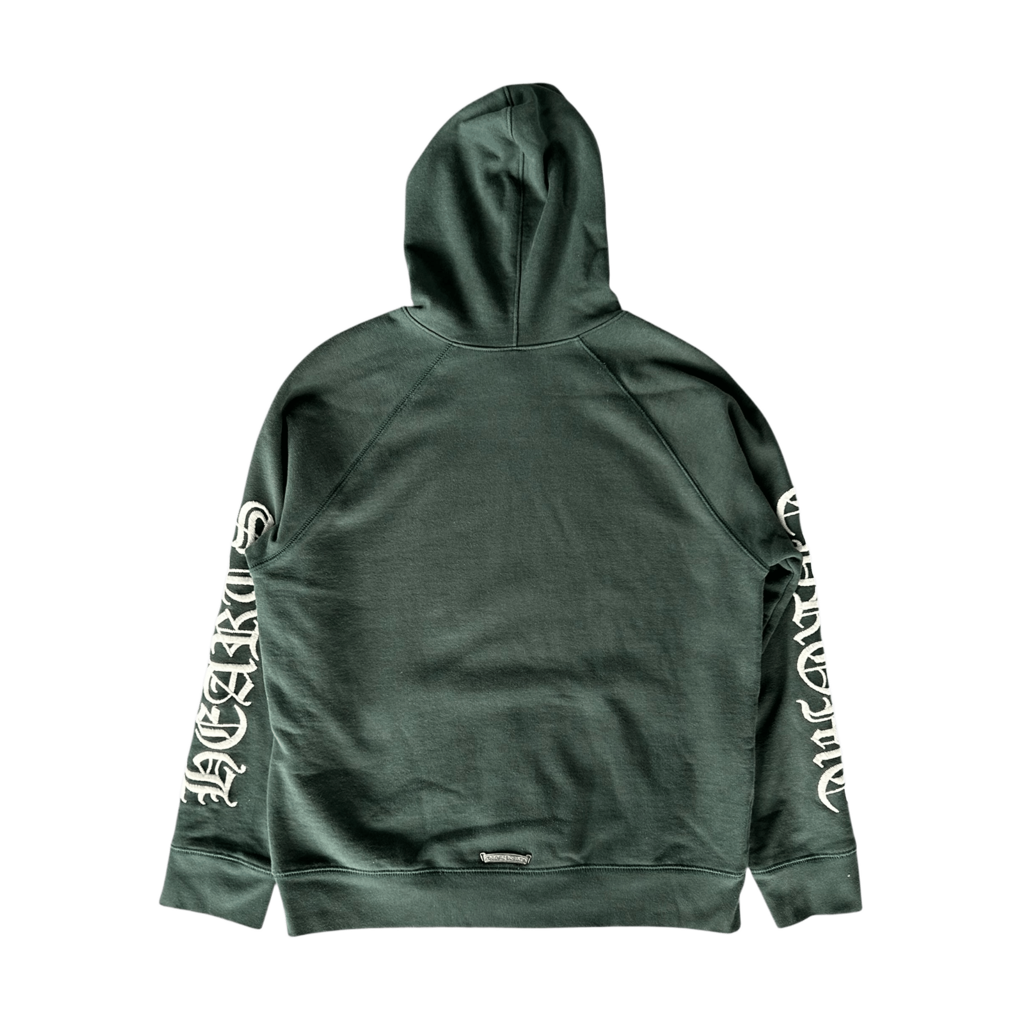 Chrome Hearts Green & White Embroidered Logo Hoodie - Morely TrendsChrome Hearts Type here:)