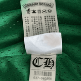 Chrome Hearts Green & Yellow Logo Mesh Shorts - Morely TrendsChrome Hearts Type here:)
