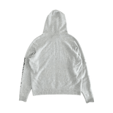 Chrome Hearts Grey & Black Embroidered Cashmere Zip Up Hoodie - Morely TrendsChrome Hearts Type here:)