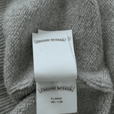 Chrome Hearts Grey & Black Embroidered Cashmere Zip Up Hoodie - Morely TrendsChrome Hearts Type here:)