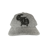 Chrome Hearts Grey & Black Leather CH Logo Wool Hat - Morely TrendsChrome Hearts Type here:)