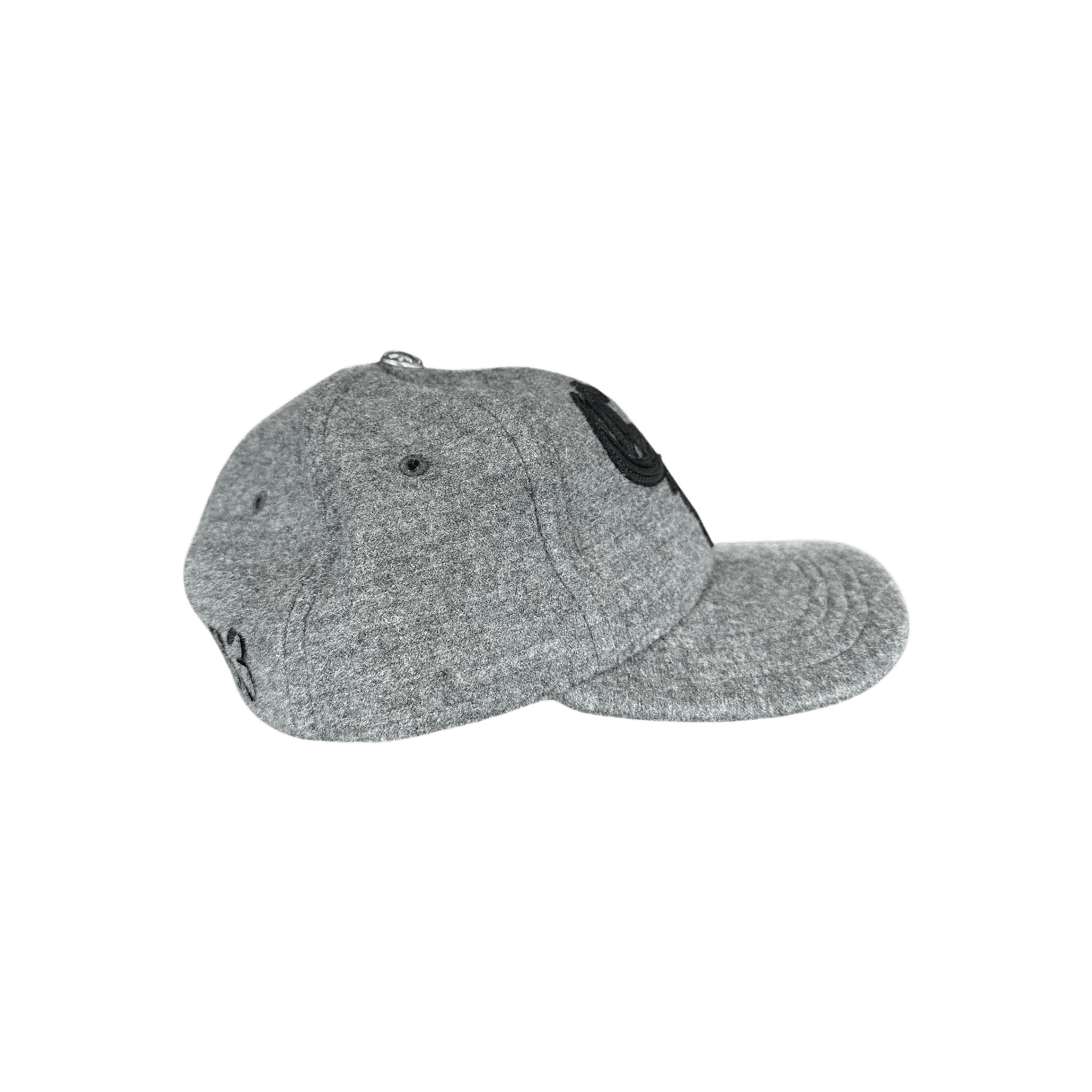 Chrome Hearts Grey & Black Leather CH Logo Wool Hat - Morely TrendsChrome Hearts Type here:)