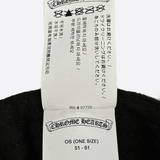 Chrome Hearts Grey & Black Leather CH Logo Wool Hat - Morely TrendsChrome Hearts Type here:)