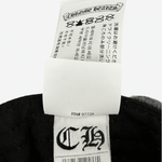 Chrome Hearts Grey & Black Leather CH Logo Wool Hat - Morely TrendsChrome Hearts Type here:)