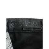 Chrome Hearts Grey & Black Star Patch Fleur Knee Jeans - Morely TrendsChrome Hearts Type here:)