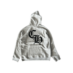 Chrome Hearts Grey & Black Triple Cross CH Logo Embroidered Hoodie - Morely TrendsChrome Hearts Type here:)
