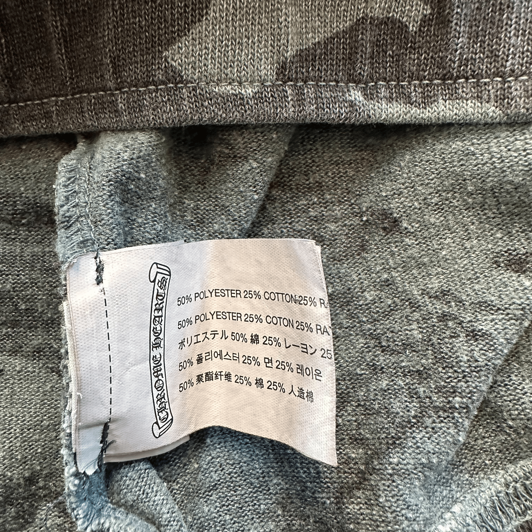 Chrome Hearts Grey Camouflage Women's Sweatpants - Morely TrendsChrome Hearts Type here:)