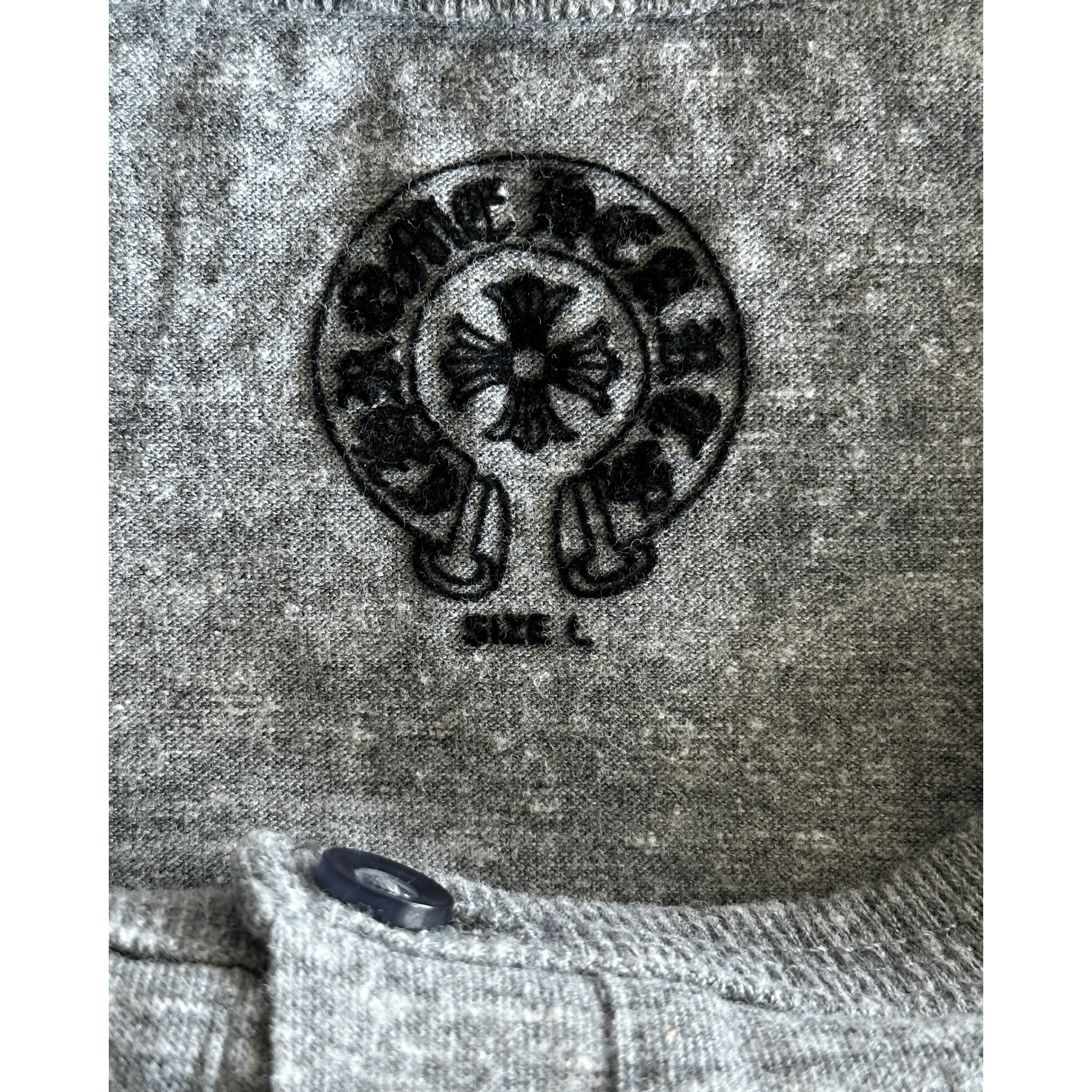 Chrome Hearts Grey & Multicolor Dagger Logo Women's T-Shirt - Morely TrendsChrome Hearts Type here:)