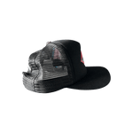 Chrome Hearts Matty Boy Black & Red Chomper Trucker Hat - Morely TrendsChrome Hearts Type here:)