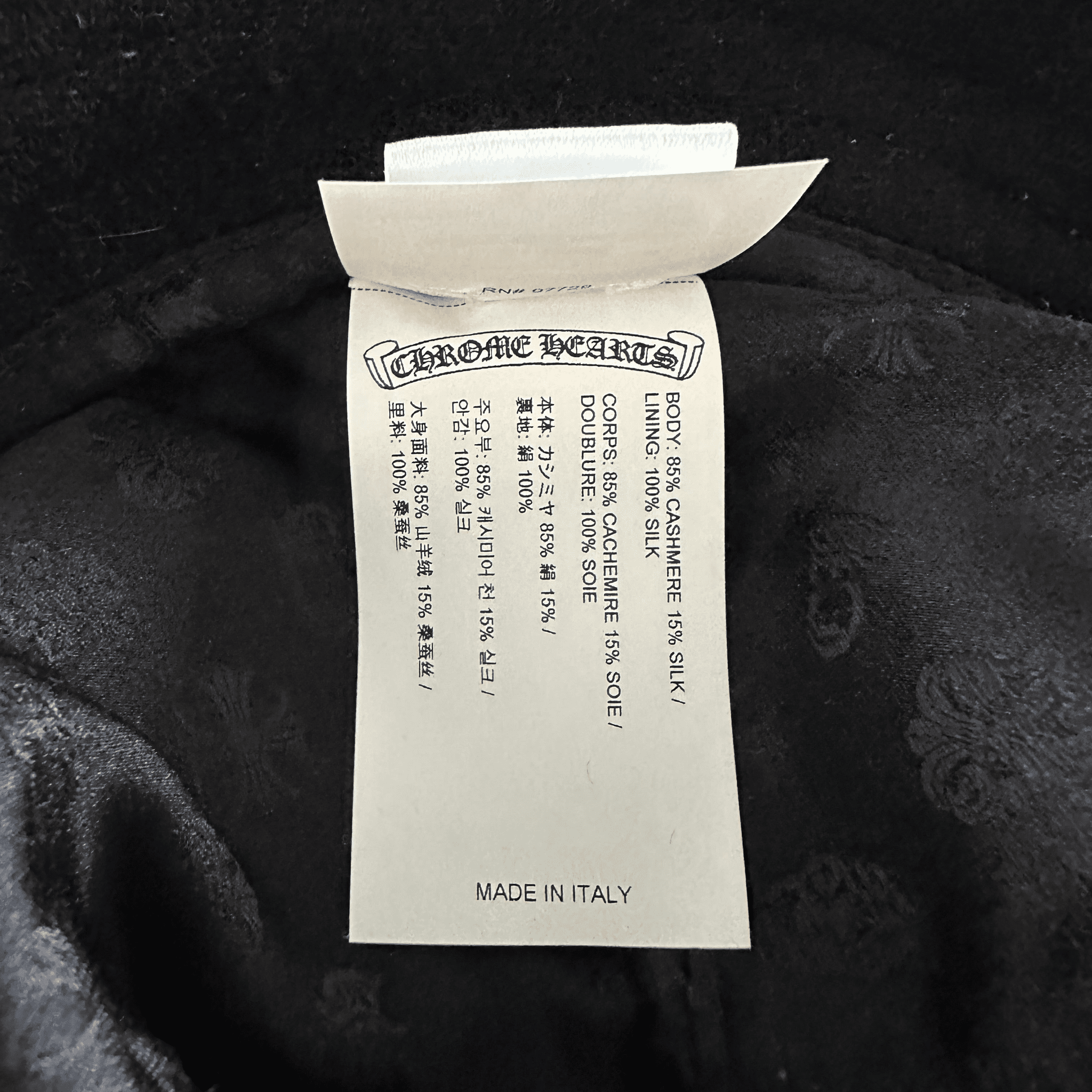 Chrome Hearts Matty Boy Black & Yellow Sex Records Cashmere Bucket Hat - Morely TrendsChrome Hearts Type here:)