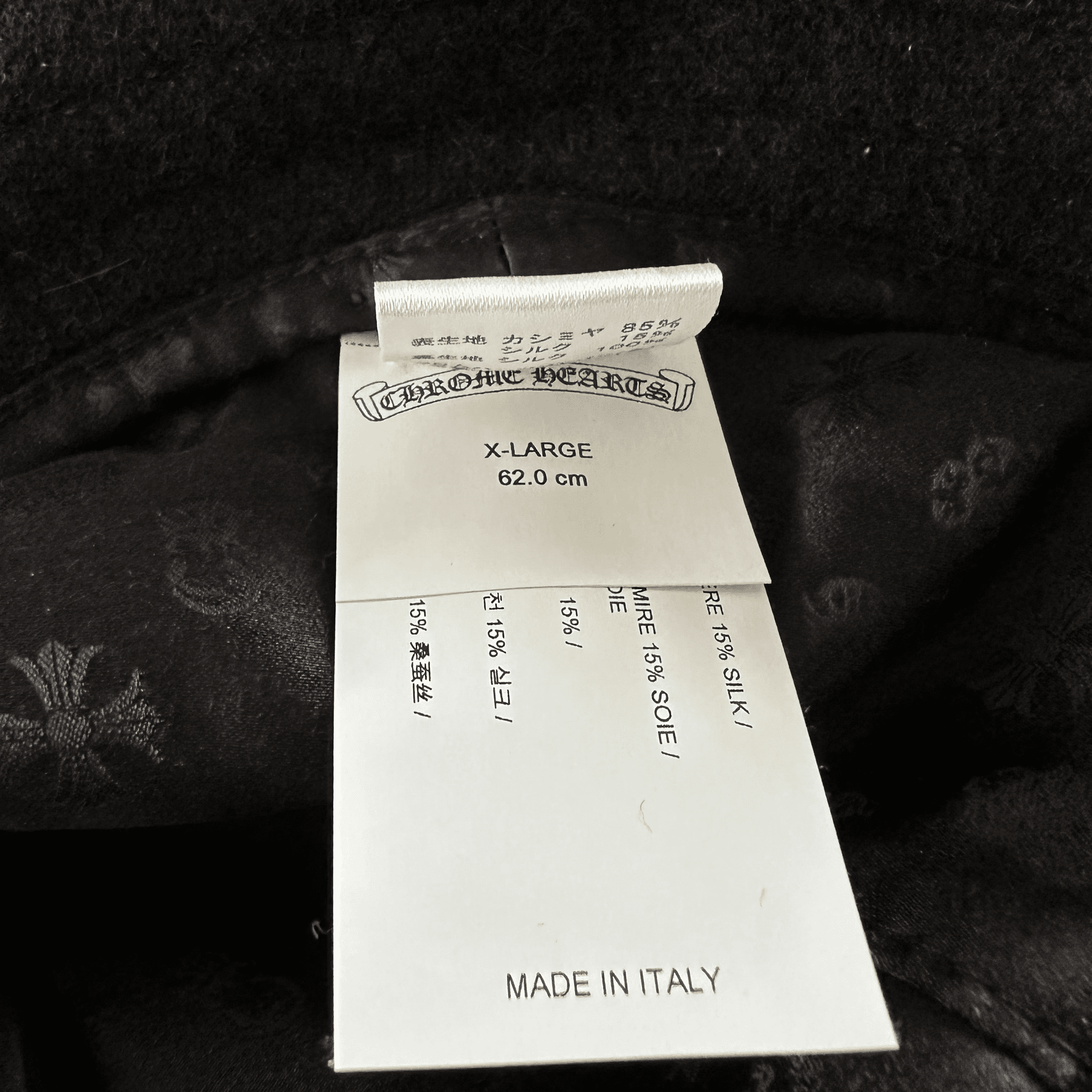 Chrome Hearts Matty Boy Black & Yellow Sex Records Cashmere Bucket Hat - Morely TrendsChrome Hearts Type here:)