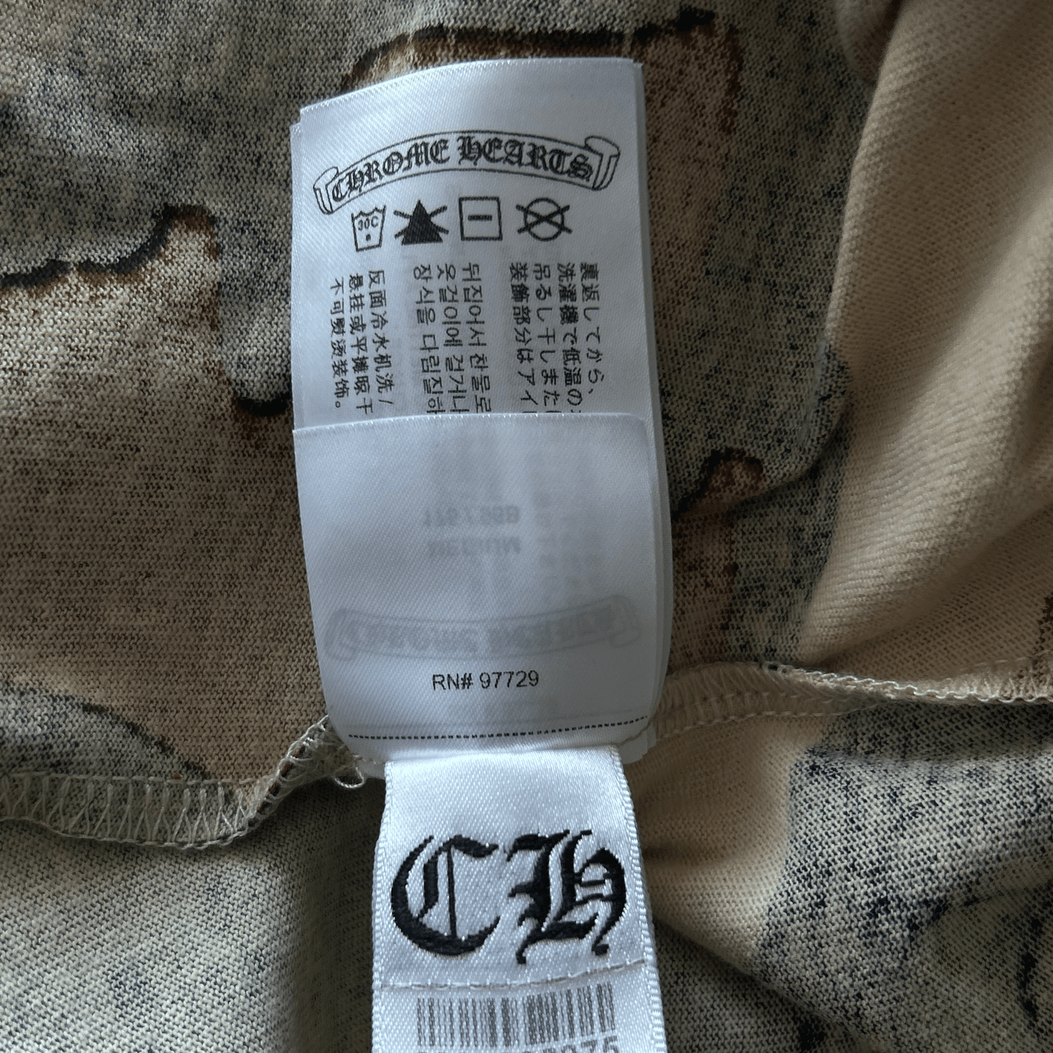 Chrome Hearts Matty Boy Camouflage Caution Longsleeve T-Shirt - Morely TrendsChrome Hearts Type here:)