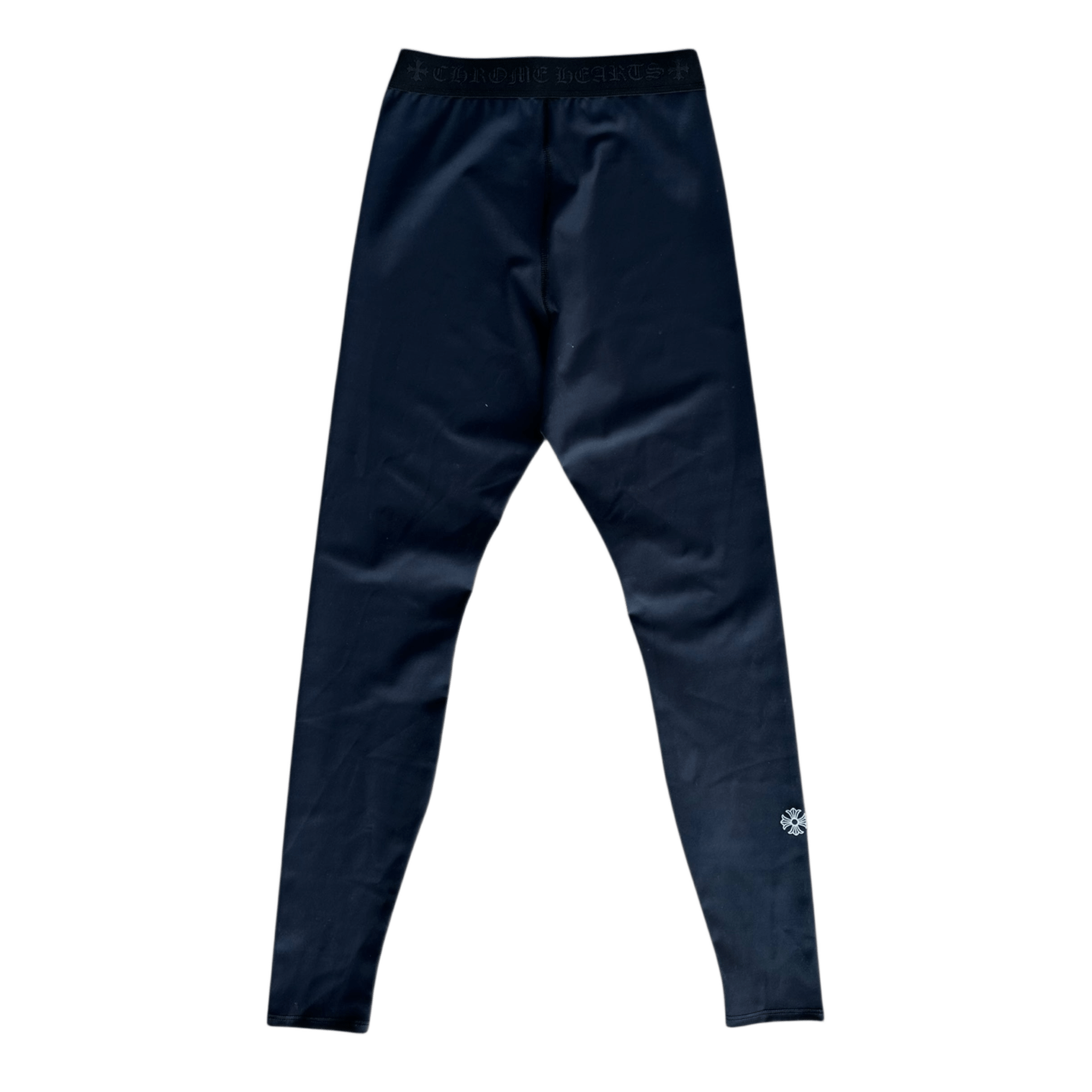 Chrome Hearts Navy & Black CH Logo Leggings - Morely TrendsChrome Hearts Type here:)