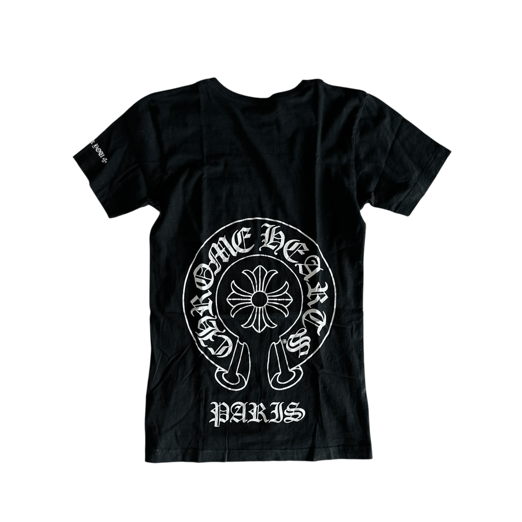 Chrome Hearts Paris Exclusive Horseshoe Logo T-Shirt - Morely TrendsChrome Hearts Type here:)