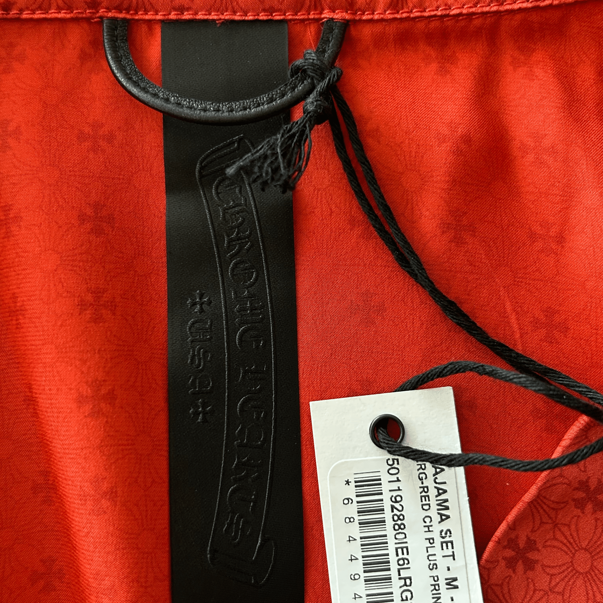 Chrome Hearts Red Cross Jacquard Silk Pajama Set - Morely TrendsChrome Hearts Type here:)