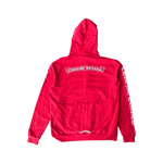 Chrome Hearts Red & White Scroll Logo Hoodie - Morely TrendsChrome Hearts Type here:)