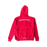 Chrome Hearts Red & White Scroll Logo Hoodie - Morely TrendsChrome Hearts Type here:)