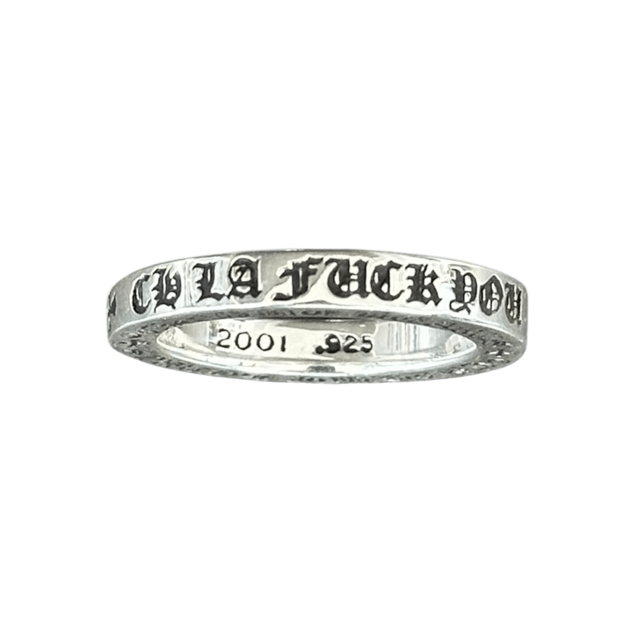 Chrome Hearts Silver Los Angeles Spacer Ring - Morely TrendsChrome Hearts Type here:)