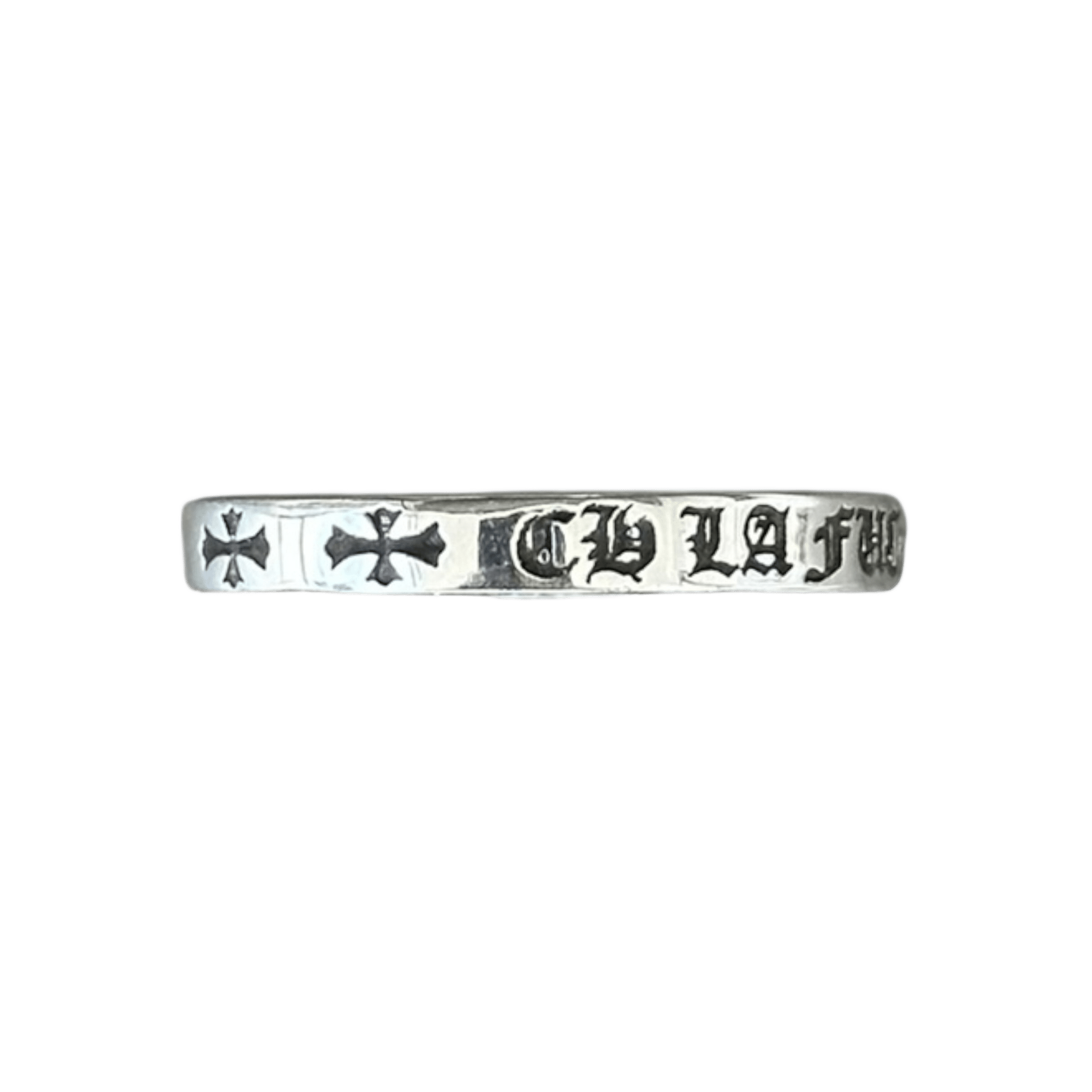 Chrome Hearts Silver Los Angeles Spacer Ring - Morely TrendsChrome Hearts Type here:)