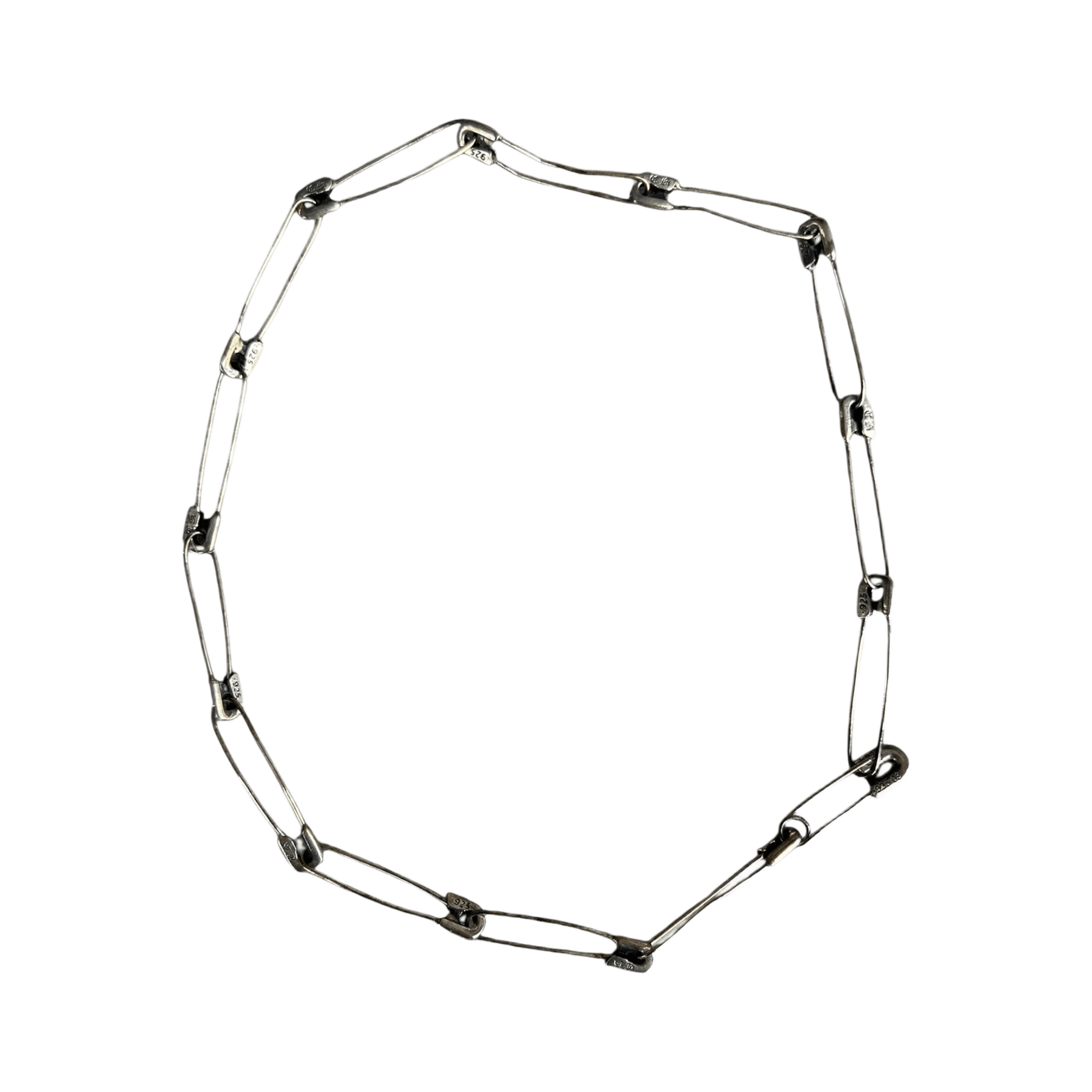 Chrome Hearts Silver Safety Pin Necklace - Morely TrendsChrome Hearts Type here:)