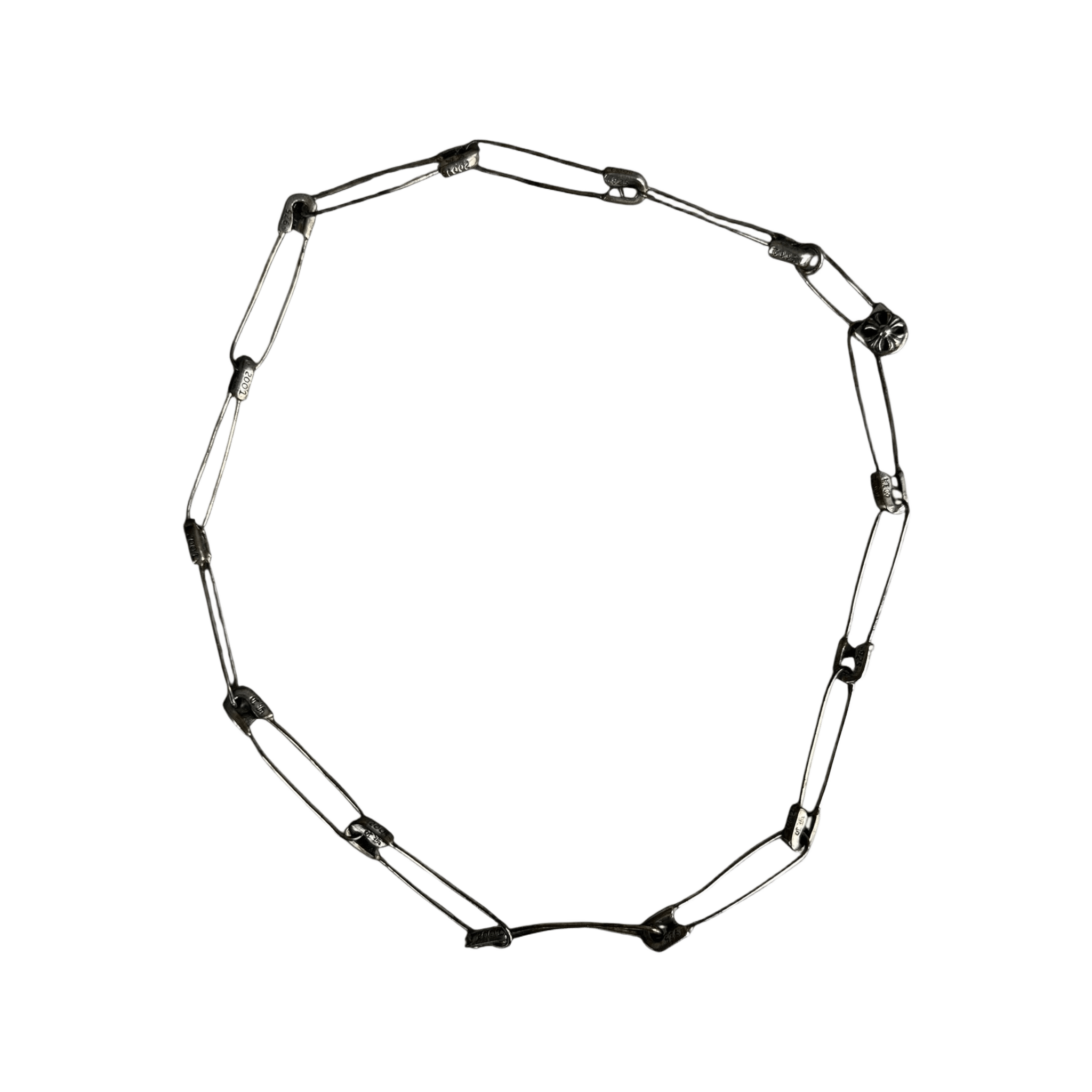 Chrome Hearts Silver Safety Pin Necklace - Morely TrendsChrome Hearts Type here:)