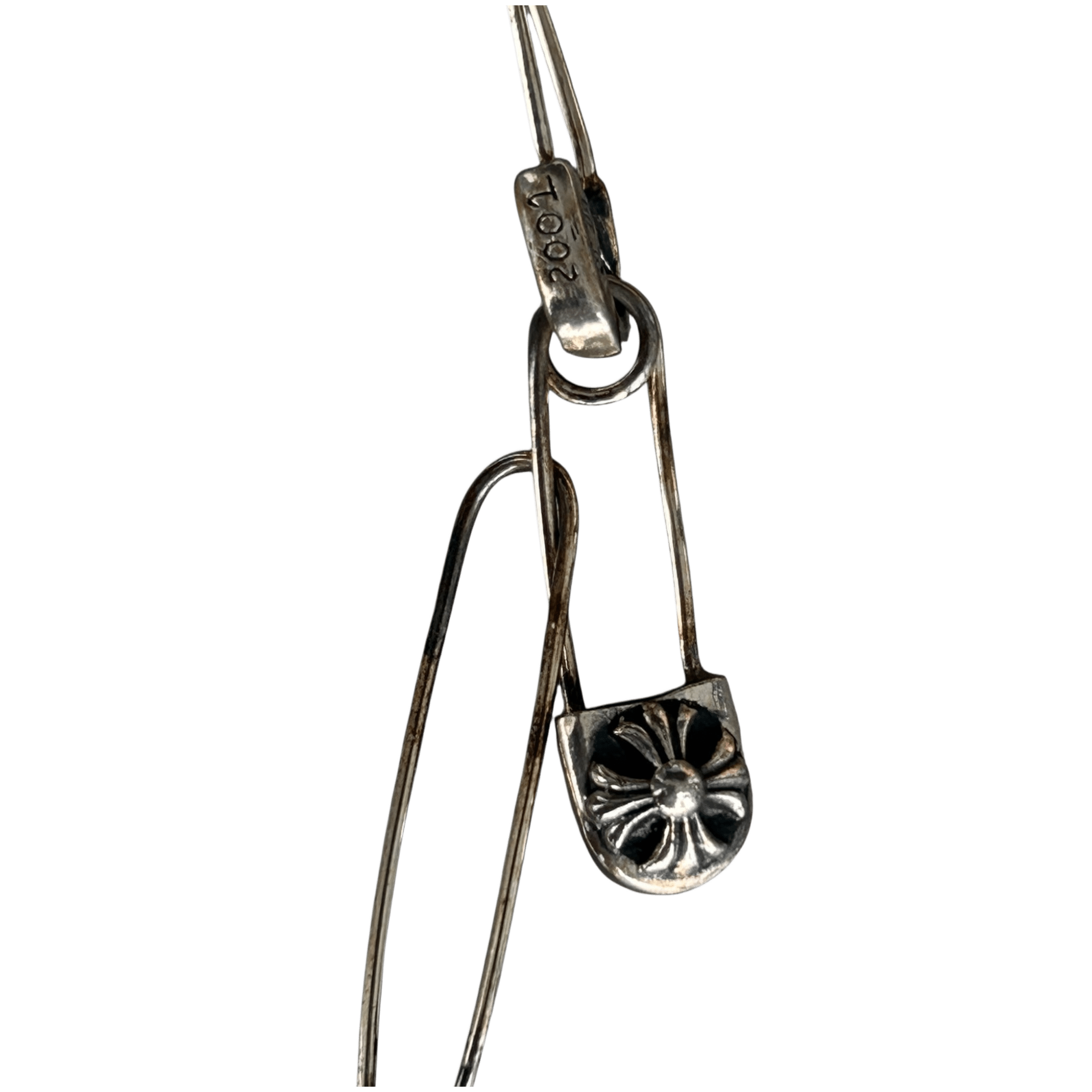 Chrome Hearts Silver Safety Pin Necklace - Morely TrendsChrome Hearts Type here:)