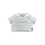 Chrome Hearts White & Black Embroidered Eyechart Logo Cropped T-Shirt - Morely TrendsChrome Hearts Type here:)