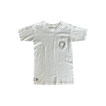 Chrome Hearts White & Black Horseshoe Scroll Logo T-Shirt - Morely TrendsChrome Hearts Type here:)