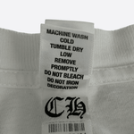 Chrome Hearts White & Black Horseshoe Scroll Logo T-Shirt - Morely TrendsChrome Hearts Type here:)