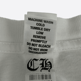 Chrome Hearts White & Black Horseshoe Scroll Logo T-Shirt - Morely TrendsChrome Hearts Type here:)