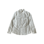 Chrome Hearts White & Black Loose Ends Pinstripe Button Up Shirt - Morely TrendsChrome Hearts Type here:)