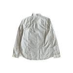 Chrome Hearts White & Black Loose Ends Pinstripe Button Up Shirt - Morely TrendsChrome Hearts Type here:)