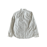 Chrome Hearts White & Black Loose Ends Pinstripe Button Up Shirt - Morely TrendsChrome Hearts Type here:)