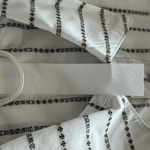 Chrome Hearts White & Black Loose Ends Pinstripe Button Up Shirt - Morely TrendsChrome Hearts Type here:)