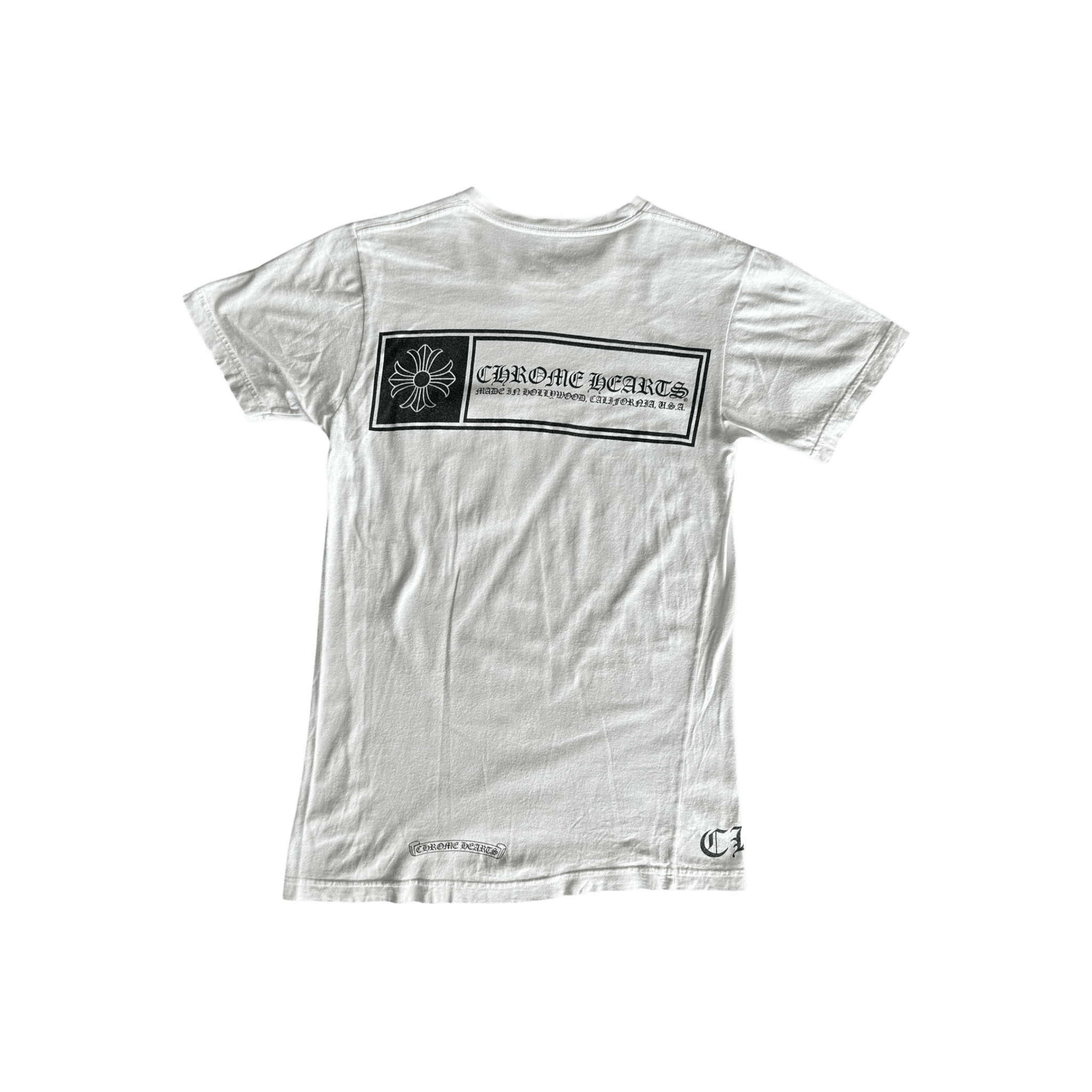 Chrome Hearts White & Black Made In Hollywood T-Shirt - Morely TrendsChrome Hearts Type here:)