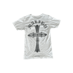 Chrome Hearts White & Black Malibu Cross Logo T-Shirt - Morely TrendsChrome Hearts Type here:)