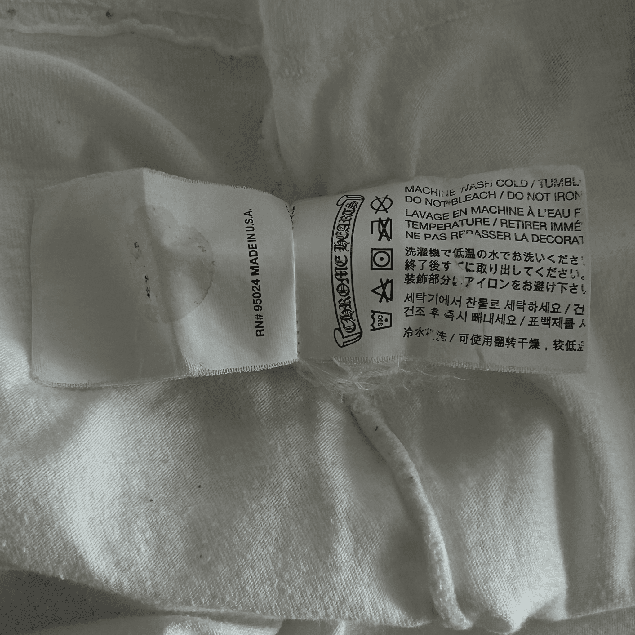 Chrome Hearts White & Black Spiral Cross Graphic T-Shirt - Morely TrendsChrome Hearts Type here:)