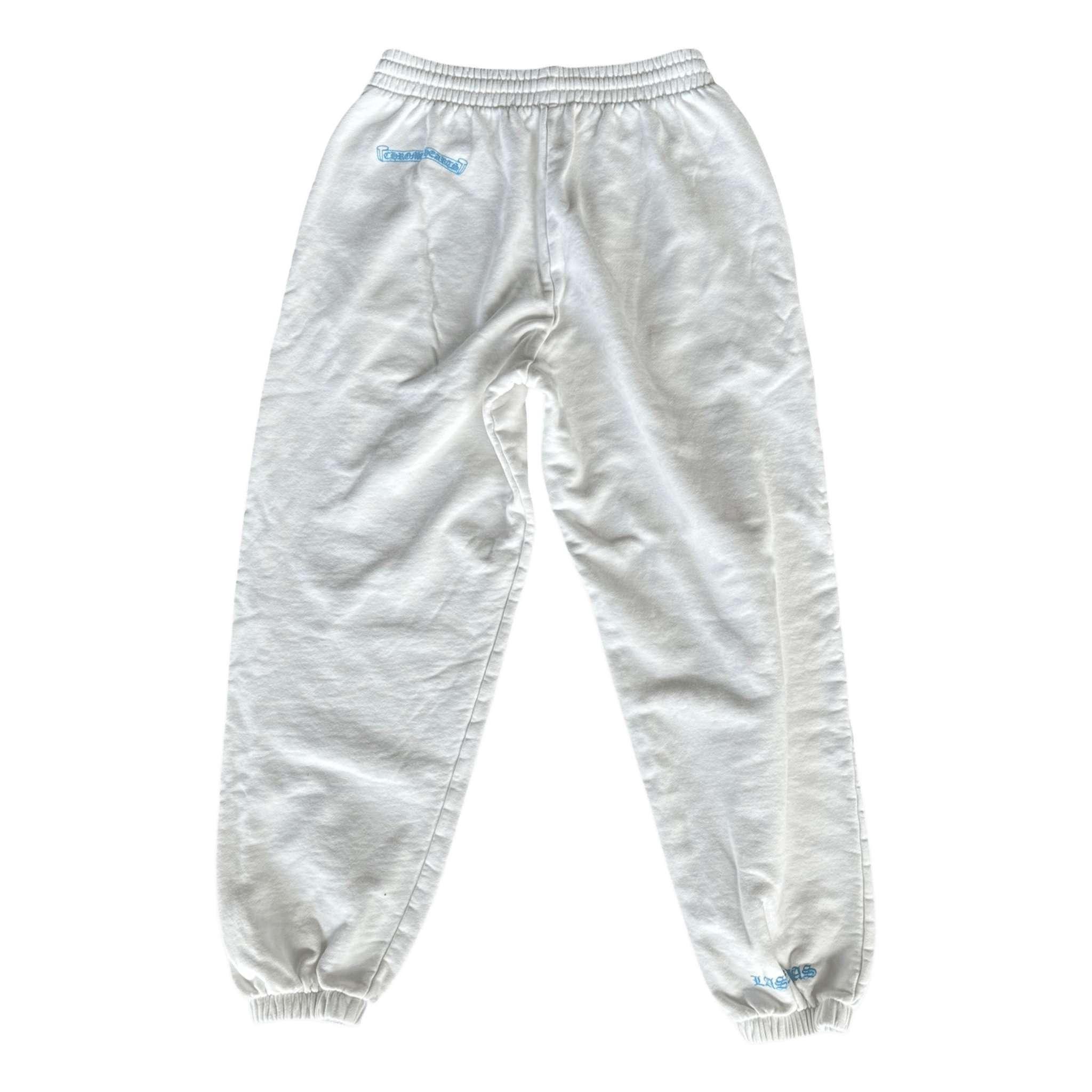 Chrome Hearts White & Blue Las Vegas Dice Sweatpants - Morely TrendsChrome Hearts Type here:)