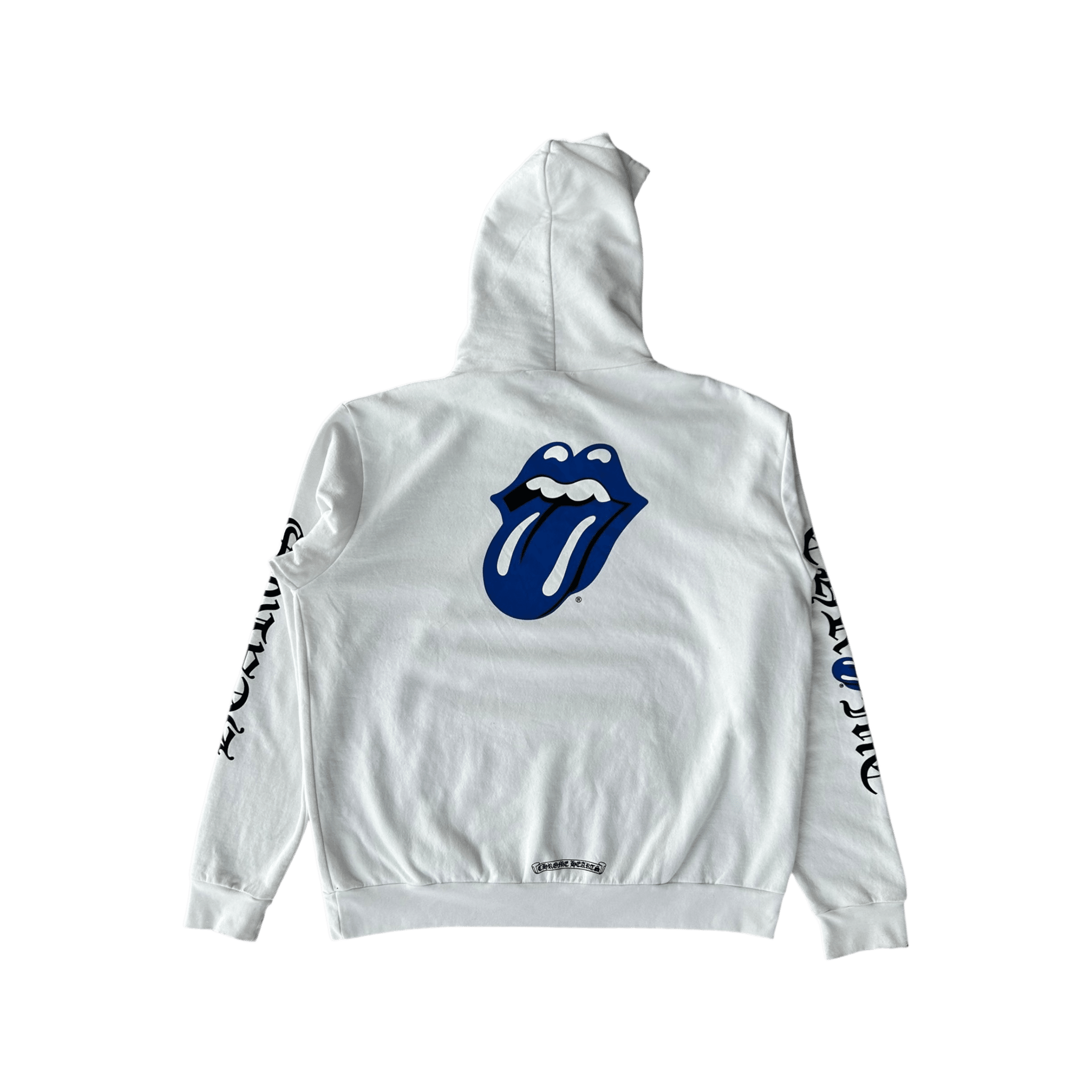 Chrome Hearts White & Blue Rolling Stones Hoodie - Morely TrendsChrome Hearts Type here:)