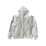 Chrome Hearts White & Blue Script Logo Zip Up Hoodie - Morely TrendsChrome Hearts Type here:)