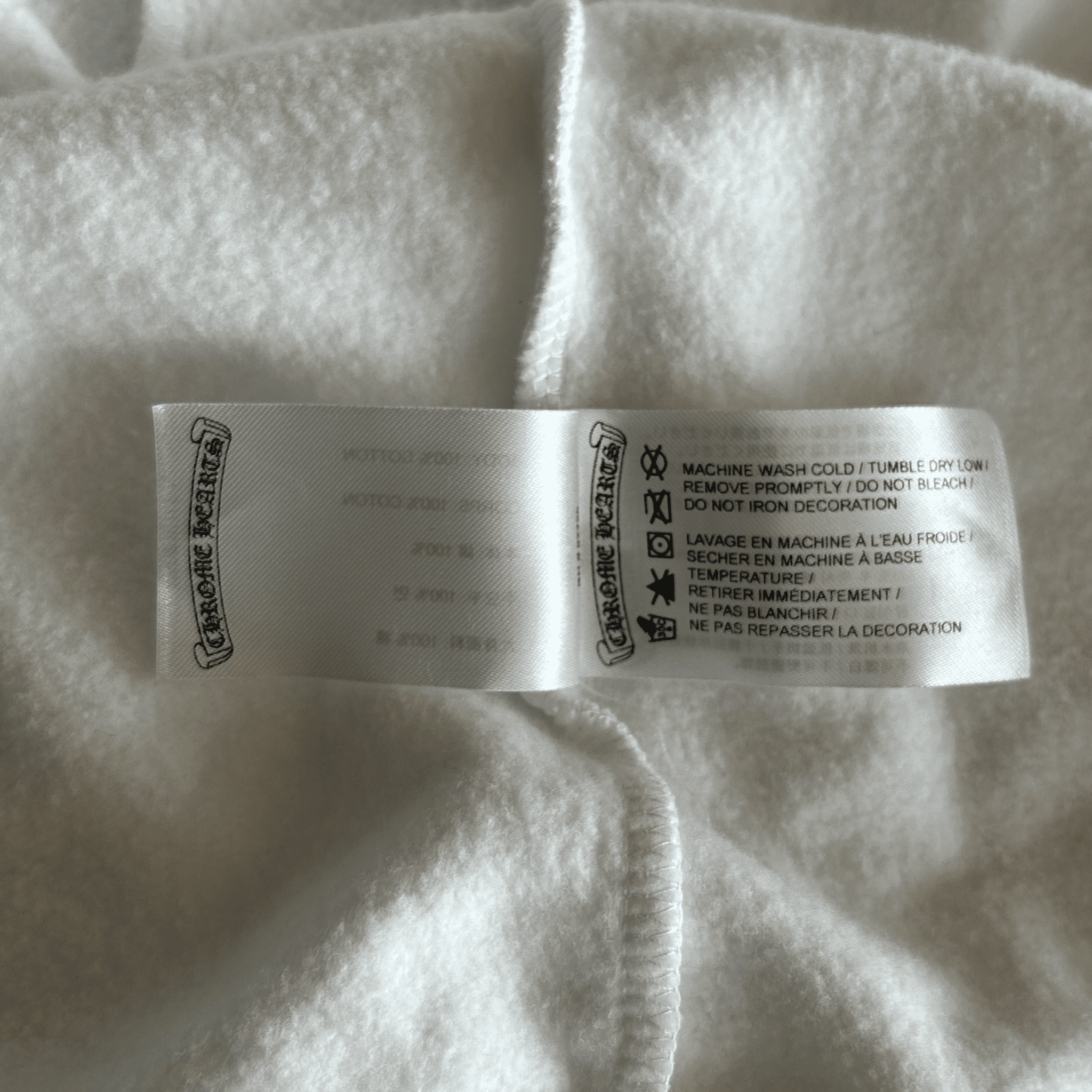 Chrome Hearts White & Blue Script Logo Zip Up Hoodie - Morely TrendsChrome Hearts Type here:)