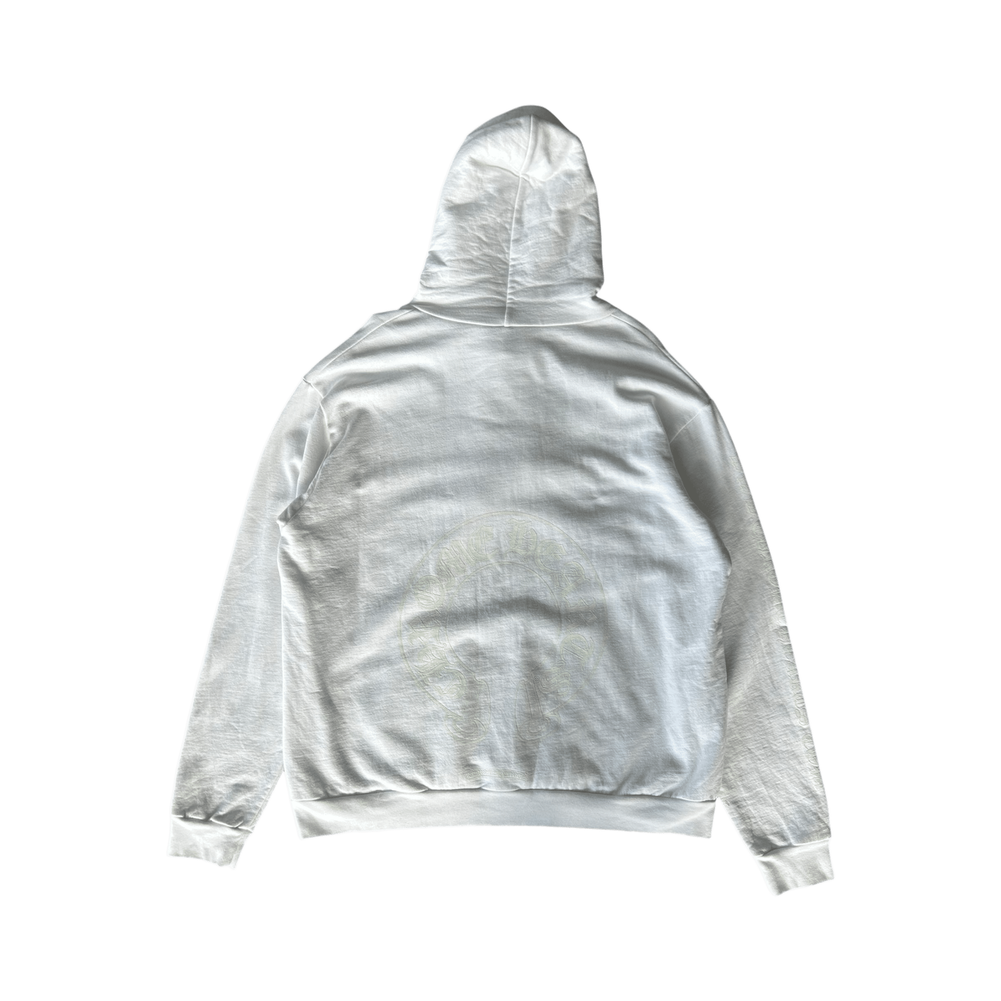 Chrome Hearts White Glow In The Dark Horseshoe Logo Hoodie - Morely TrendsChrome Hearts Type here:)