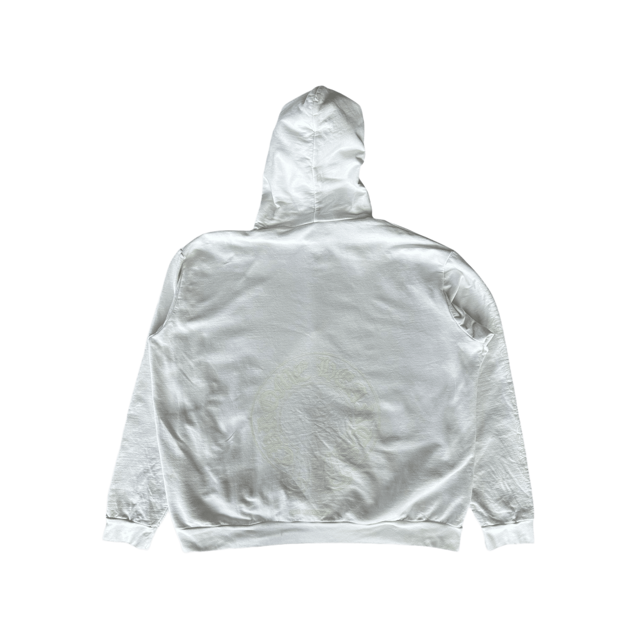 Chrome Hearts White Glow In The Dark Horseshoe Logo Hoodie - Morely TrendsChrome Hearts Type here:)