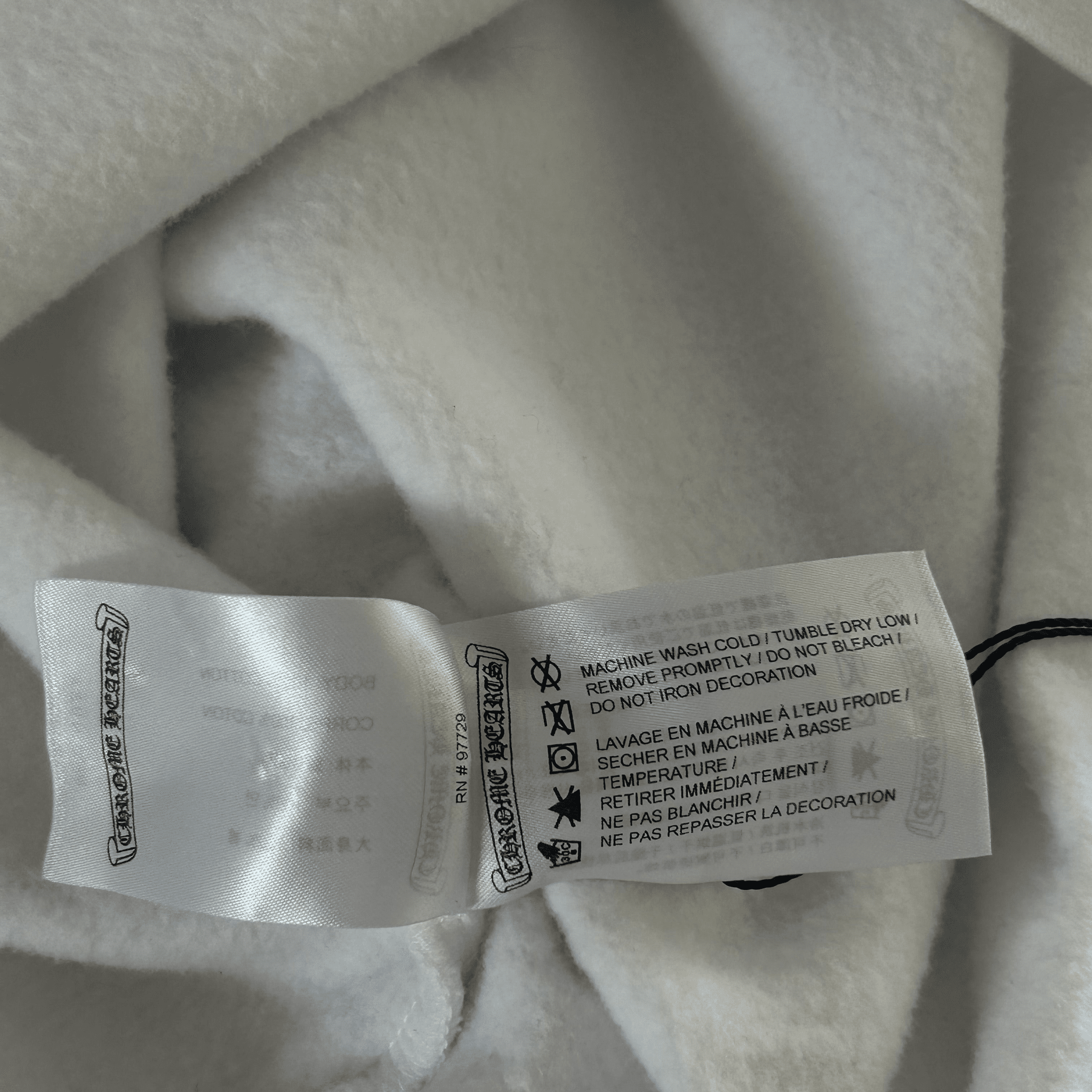 Chrome Hearts White Glow In The Dark Horseshoe Logo Hoodie - Morely TrendsChrome Hearts Type here:)