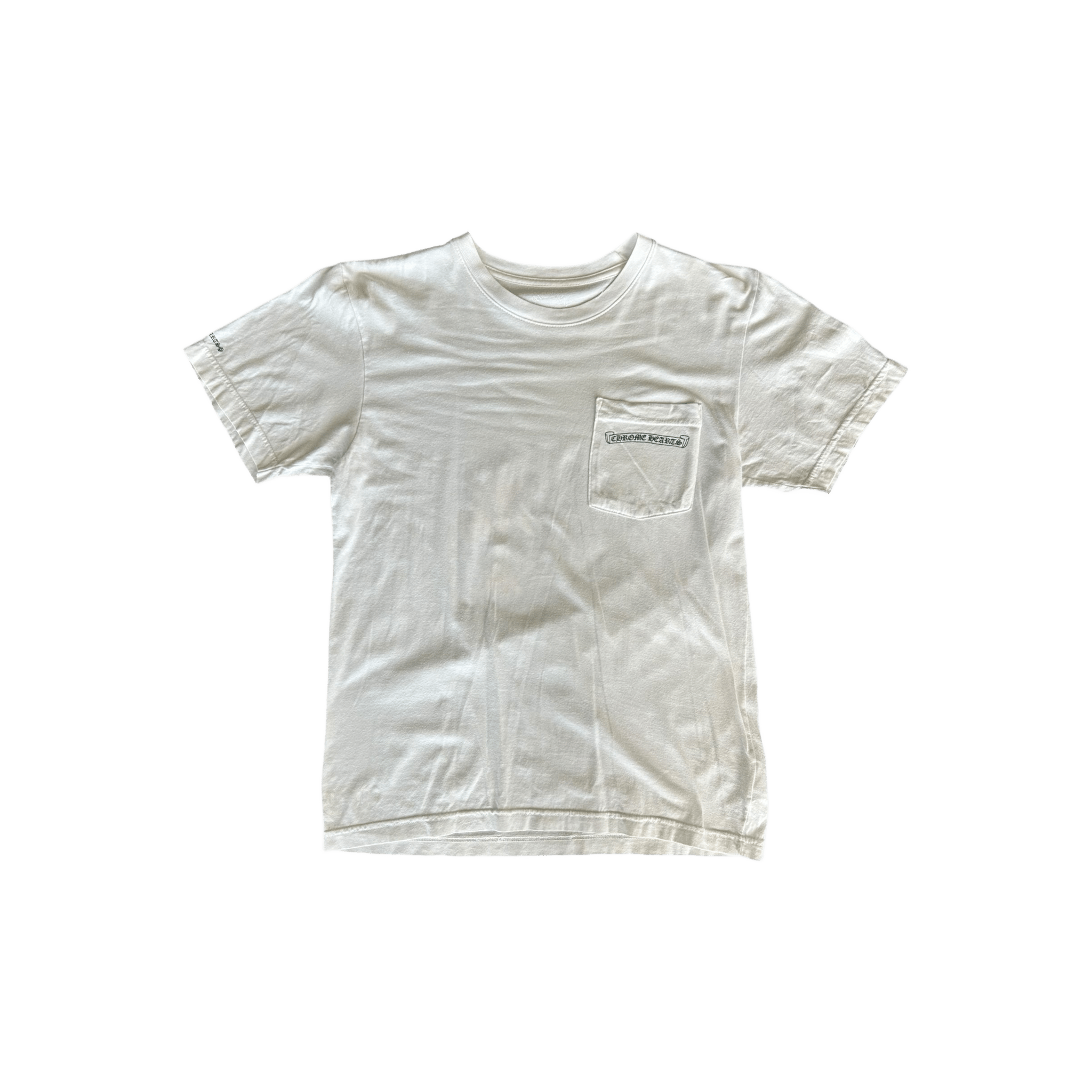 Chrome Hearts White & Green Cemetery Cross Logo T-Shirt - Morely TrendsChrome Hearts Type here:)